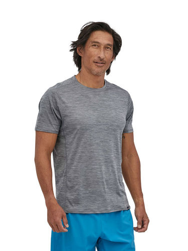 Patagonia Men's Cap Cool Lightweight Shirt (Forge Grey - Feather Grey X-Dye)