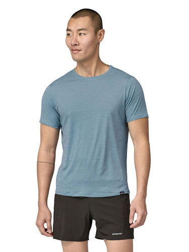 Patagonia Men's Heren Cap Cool Lightweight Shirt (Light Plume Grey - Steam Blue X-Dye)