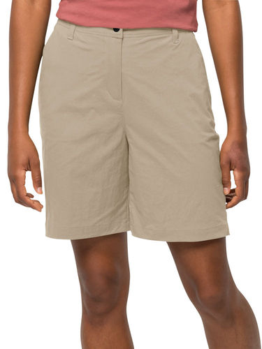 Jack Wolfskin Dames Desert Shorts (White Pepper)