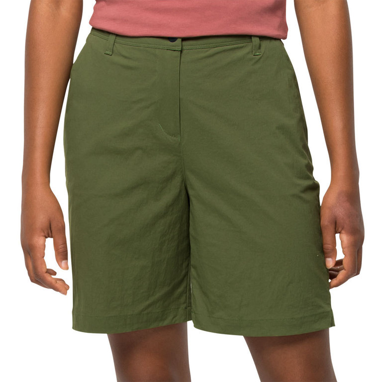 Jack Wolfskin Women\'s Desert Shorts (Greenwood) Hiking Shorts