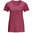 Jack Wolfskin Dames Tech Tee (Sangria Red)