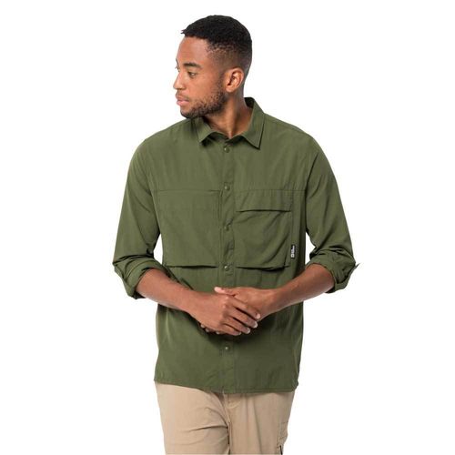 Camisas Jack Wolfskin ATACAMA M Chemise Greenwood/vert