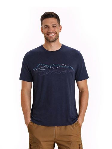 Icebreaker Men's Tech Lite II SS Tee Icebreaker - Midnight Navy