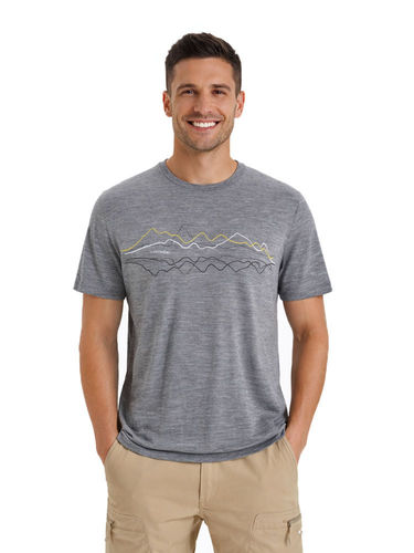 Icebreaker Men's Tech Lite II SS Tee Icebreaker - Gritstone Heather