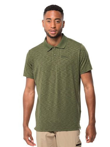 Jack Wolfskin Heren Travel Polo (Greenwood)