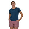 Patagonia Women's P-6 Logo Responsibili Tee (Tidepool Blue)