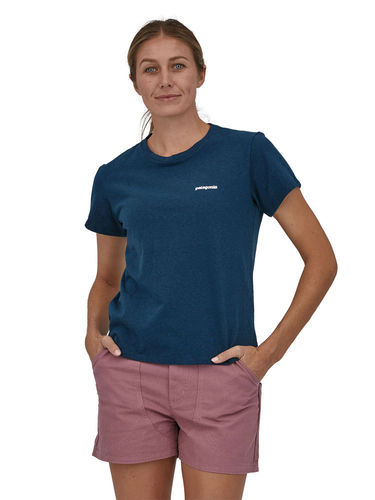 Patagonia Women's P-6 Logo Responsibili Tee (Tidepool Blue)