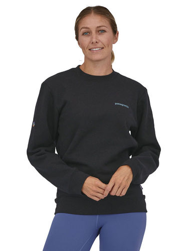 Patagonia Fitz Roy Icon Uprisal Crew Sweatshirt (Ink Black)