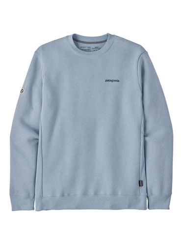 Patagonia Fitz Roy Icon Uprisal Crew Sweatshirt (Steam Blue)