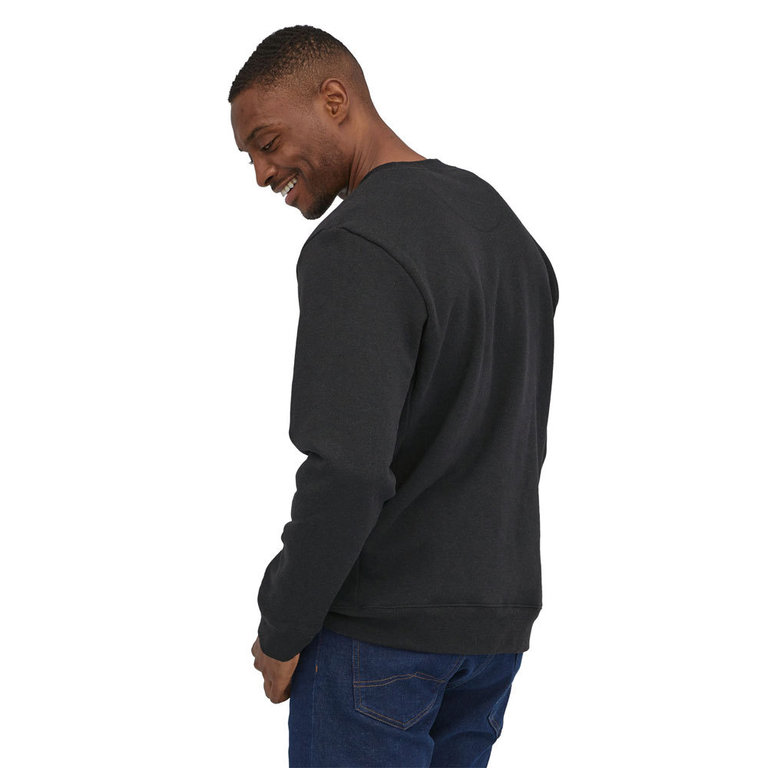Patagonia Fitz Roy Icon Uprisal Crew Sweatshirt Ink Black Sweatshirt
