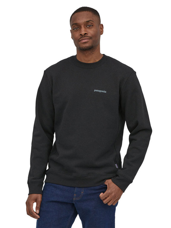 Patagonia Fitz Roy Icon Uprisal Crew Sweatshirt Ink Black Sweatshirt
