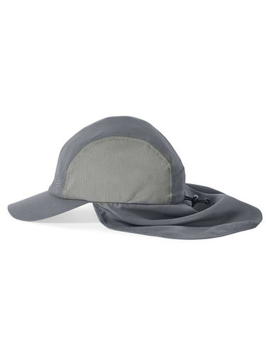 Royal Robbins Bug Barrier Convertible Sun Cap (Lt Pewter)