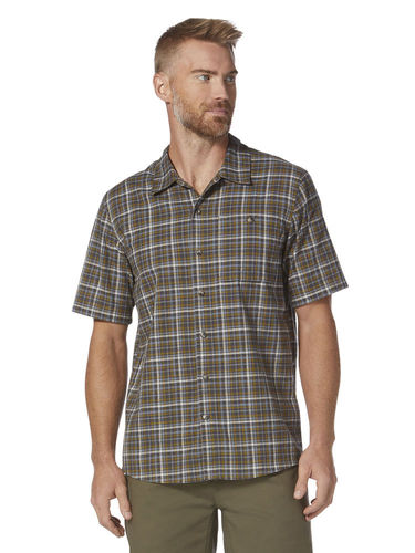 Royal Robbins Heren Redwood Plaid S/S (Coyote)