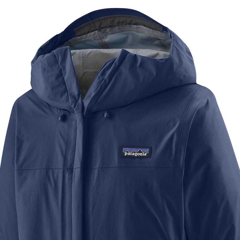 Patagonia Womens Torrentshell 3L Berlin Blue Jacket: XL - Tallington Lakes