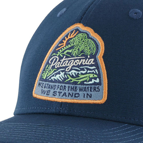 Patagonia Take A Stand Trucker Hat (Bayou Badge: Tidepool