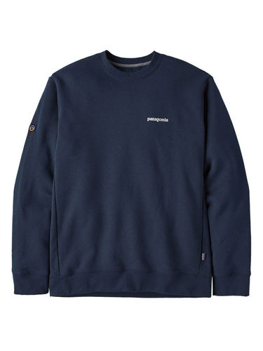 Patagonia Fitz Roy Icon Uprisal Crew Sweatshirt (New Navy)