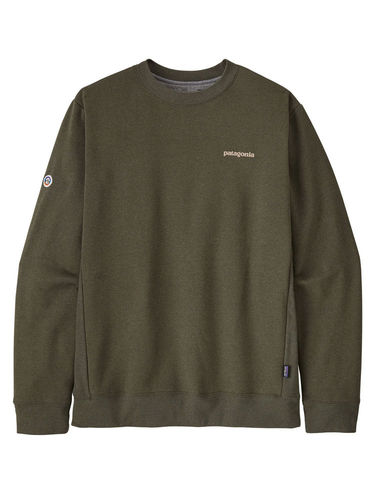 Patagonia Fitz Roy Icon Uprisal Crew Sweatshirt (Basin Green)