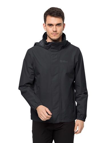 Jack Wolfskin Heren Stormy Point 2L Jacket (Black)