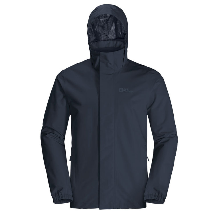 Jack Wolfskin Men s Stormy Point 2L Jacket Night Blue Rainwear Jacket