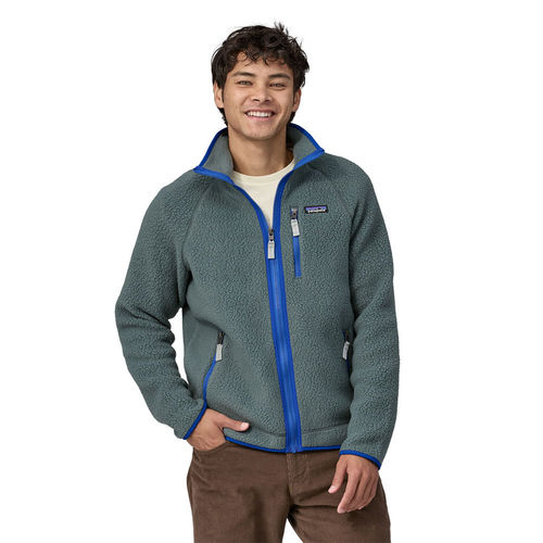 Men's retro sales pile fleece jacket