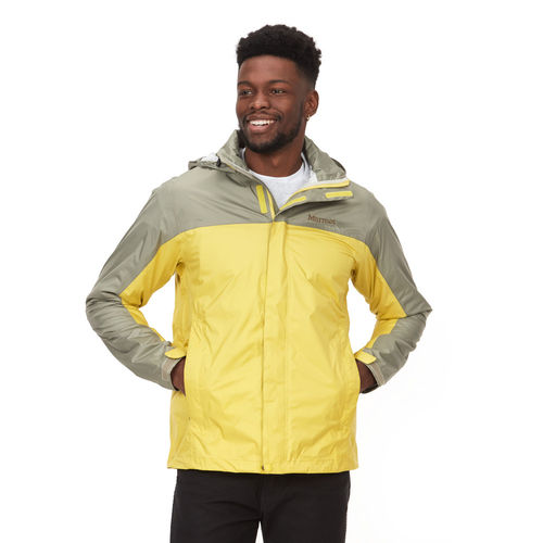 Marmot Men s PreCip Eco Jacket Limelight Vetiver Lightweight