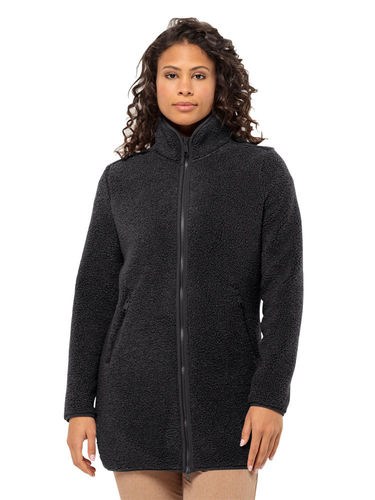 Jack Wolfskin Dames High Curl Coat (Black)