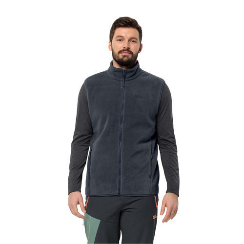 Jack Wolfskin Men s Waldsteig FZ Vest Night Blue Fleece