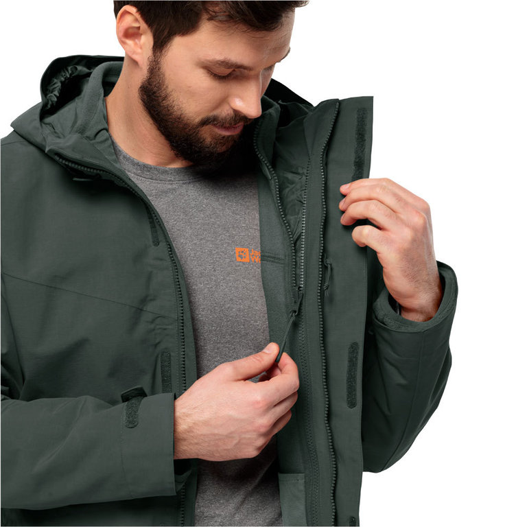 Jack wolfskin olive hotsell jacket
