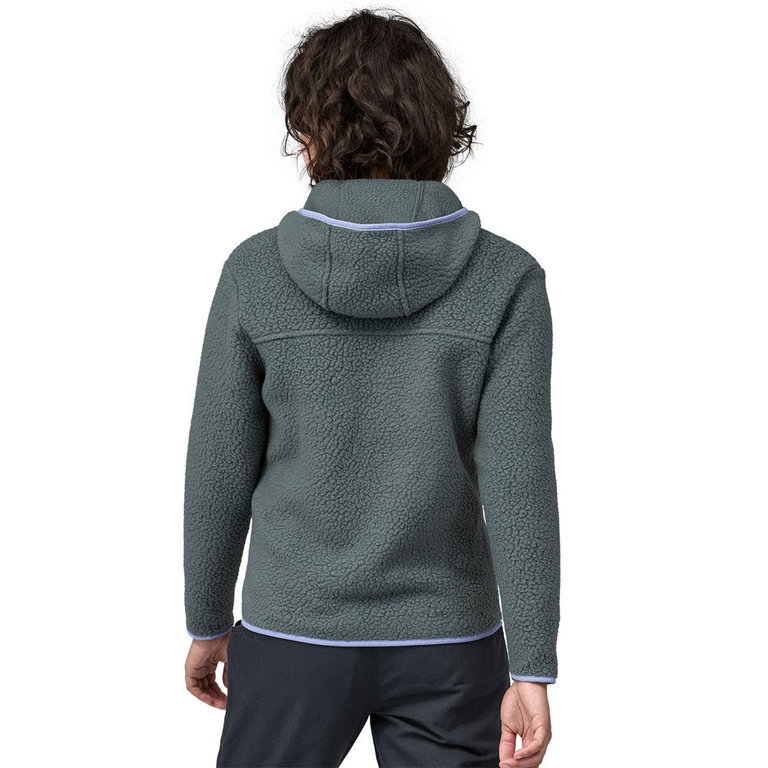 Patagonia women's retro pile hoody pelican shop