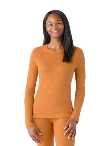 Smartwool Dames Classic Thermal Merino250 Base Layer Crew (Marmalade Heather)