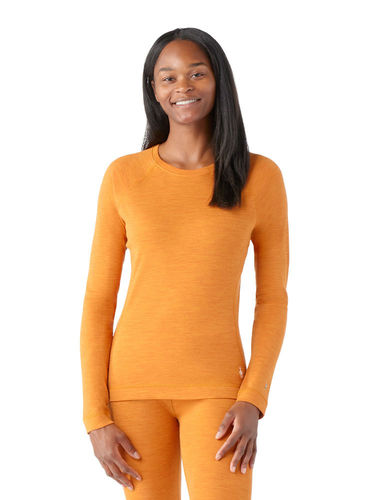 Smartwool Dames Classic Thermal Merino250 Base Layer Crew (Marmalade Heather)