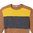 Smartwool Heren Classic Thermal Merino Base Layer Colorblock Crew (Fox Brown Heather)