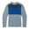 Smartwool Men's Classic Thermal Merino Base Layer Colorblock Crew (Pewter Blue Heather)