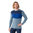 Smartwool Heren Classic Thermal Merino Base Layer Colorblock Crew (Pewter Blue Heather)