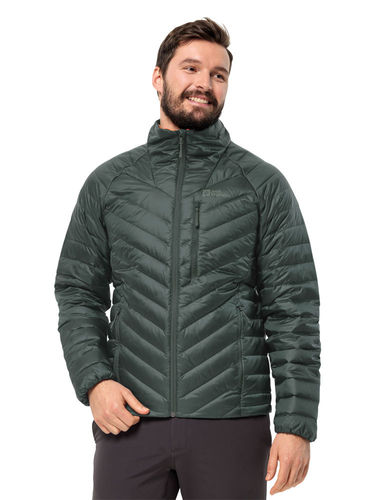 Jack Wolfskin Men's Passamani Down Jacket (Black Olive)