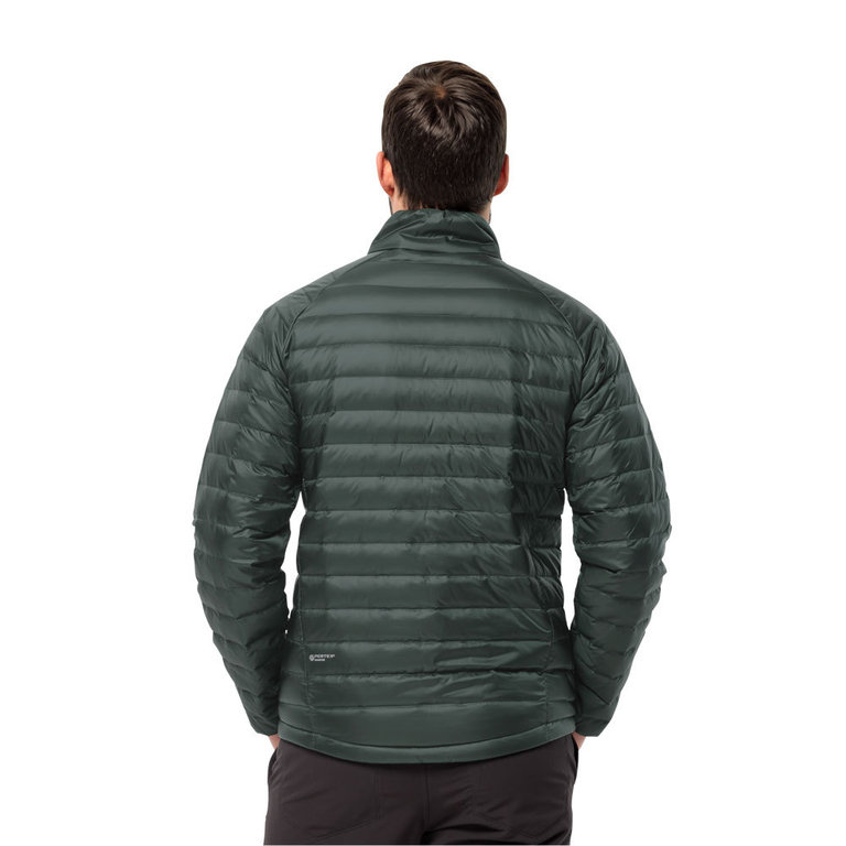 Jack Wolfskin Men s Passamani Down Jacket Black Olive Insulating Jack