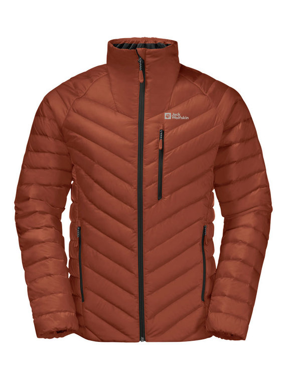 Jack Wolfskin Men's Passamani Down Jacket (Carmine) Insulating Jack