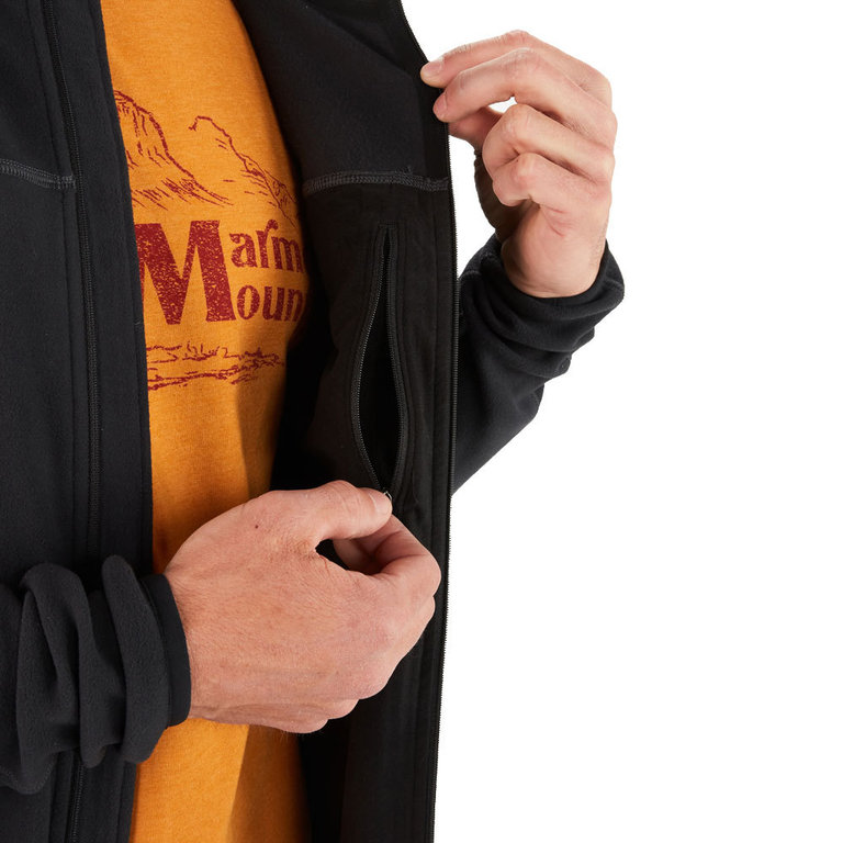 Marmot Men s Pisgah Fleece Jacket Black Water Resistent Jacket