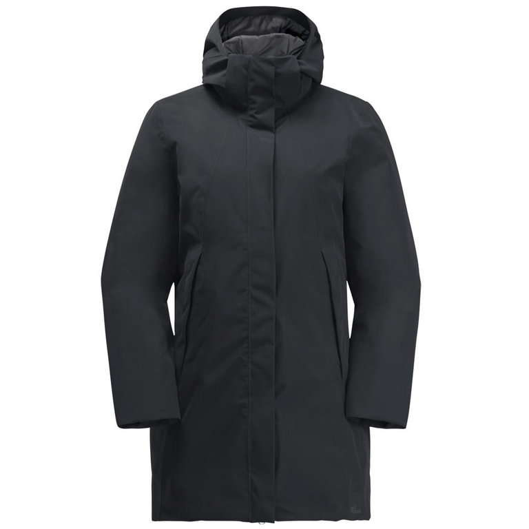 Jack Wolfskin Dames Salier Coat (Phantom) Waterproof Winter Outdoor Jas