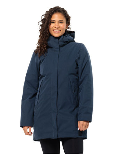 Jack Wolfskin Dames Salier Coat (Night Blue)