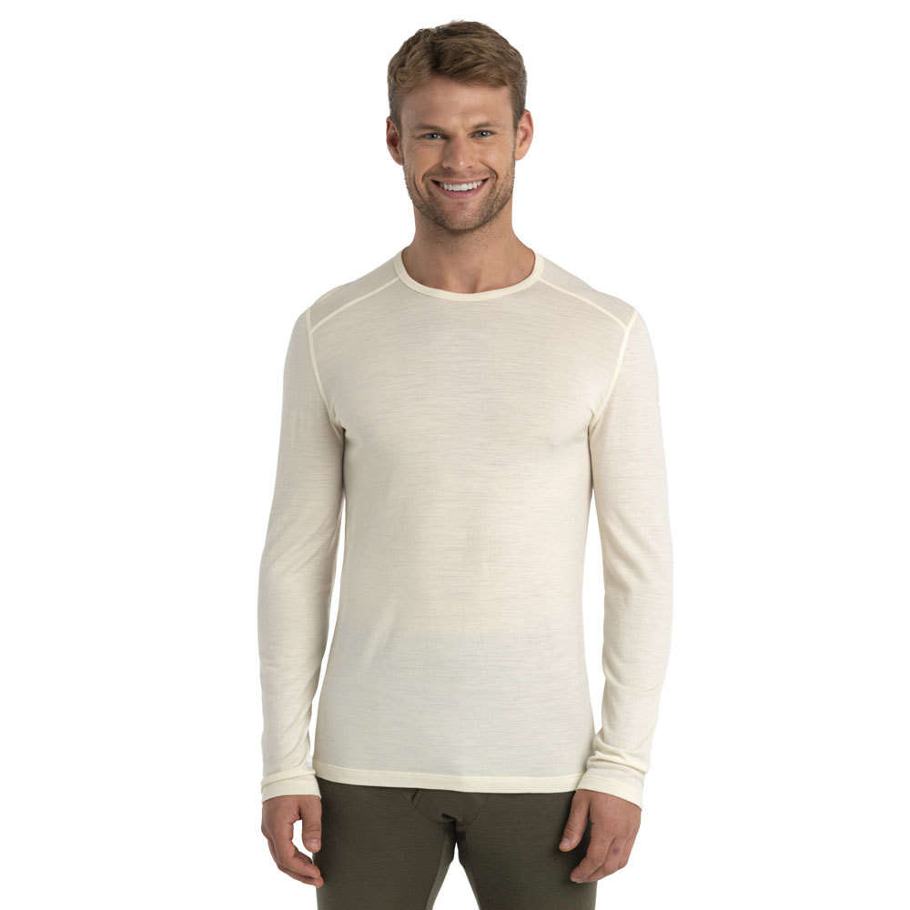 Icebreaker Men's 200 Oasis LS Crewe (Undyed)