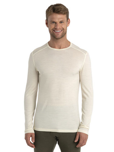 Icebreaker Men's 200 Oasis LS Crewe (Undyed)