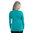 Icebreaker Womens Oasis LS Crewe (Flux Green)