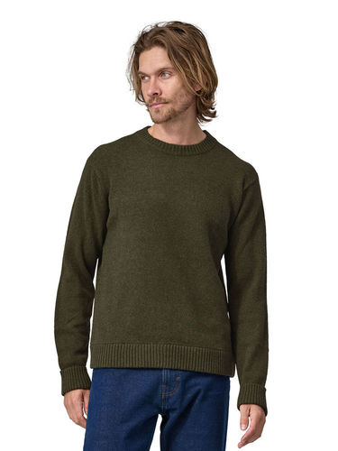 Patagonia Heren Recycled Wool-Blend Sweater (Basin Green)