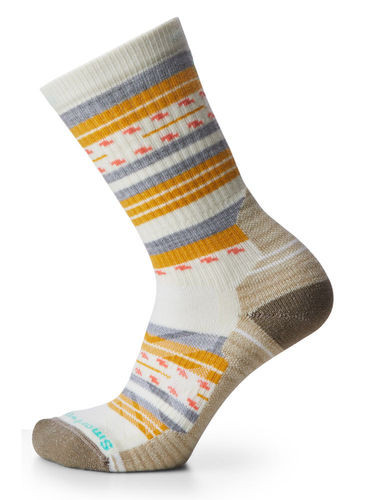 Smartwool Dames Hike Light Cushion Margarita Crew Socks (Natural)