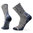 Smartwool Men's Hike Light Cushion Crew Socks (Ash-Charcoal)