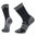 Smartwool Outdoor Light Cushion Crew Socks (Black/ Medium Gray Heather)