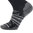 Smartwool Outdoor Light Cushion Crew Socks (Black/ Medium Gray Heather)