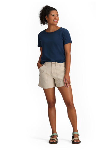 Royal Robbins Women's Backcountry Pro II Short (Light Khaki)