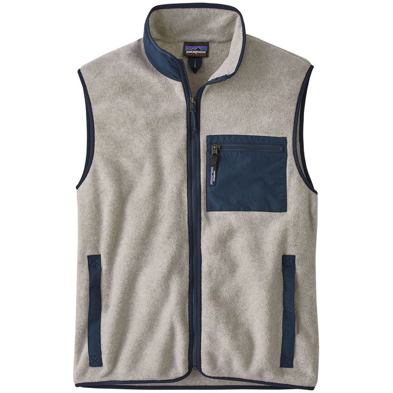 Patagonia Men's Synch Vest (Oatmeal Heather) Fleece Bodywarmer